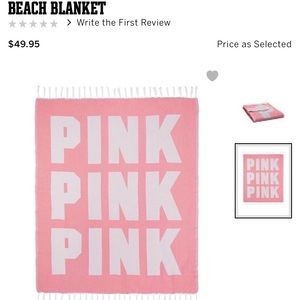 PINK Beach Festival Blanket